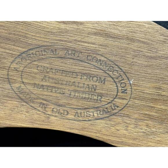 Hand Crafted Boomerang From Old Australia With Native Timber - Picture 7 of 7